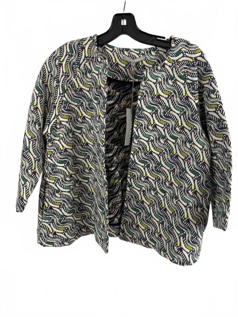 Oliver Bonas Women's Patterned Jacket Size 8
